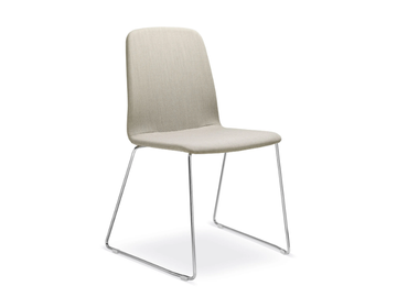 SUNRISE 152-Q-N4 - Sled base fabric training chair by LD Seating - view 2